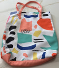 New PRINTED VILLAGE Abstract Abstract Canvas Tote Bag