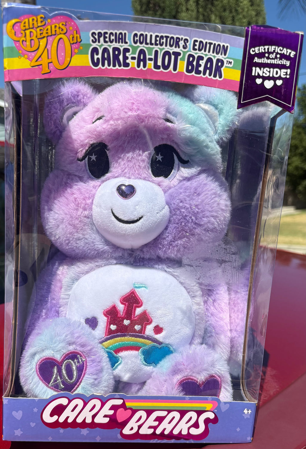 Care Bears 40th Anniversary Care-a-Lot Bear – Special Collector’s Edition with Original Box & COA