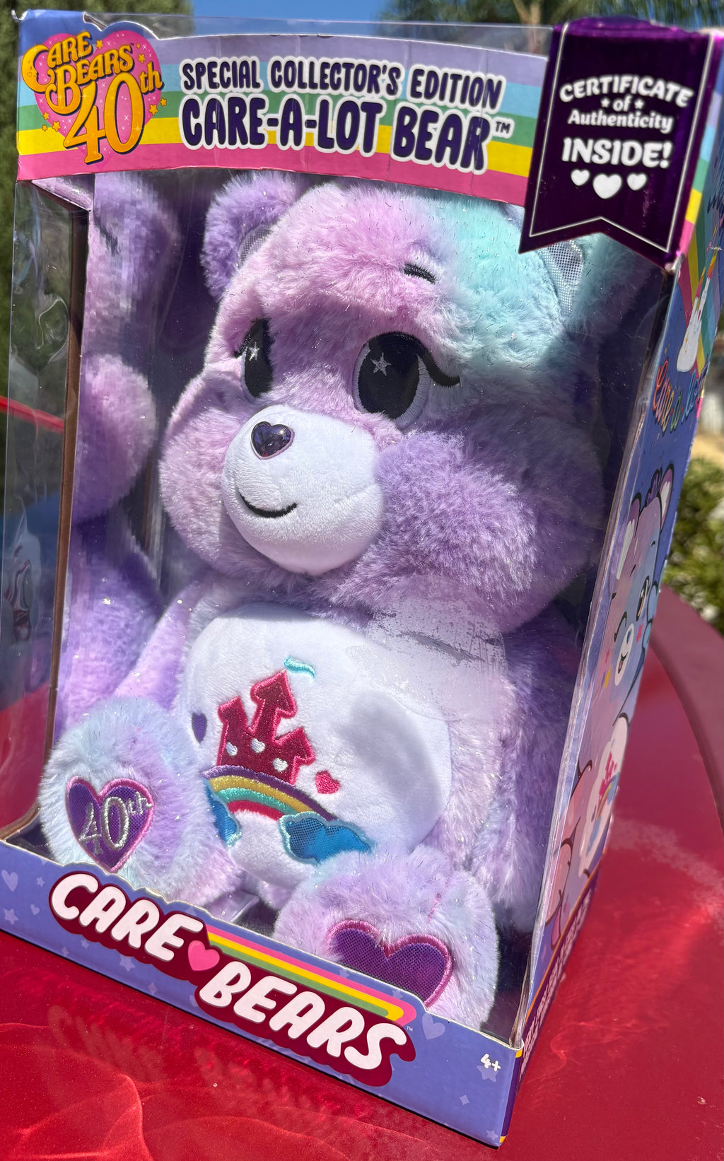 Care Bears 40th Anniversary Care-a-Lot Bear – Special Collector’s Edition with Original Box & COA