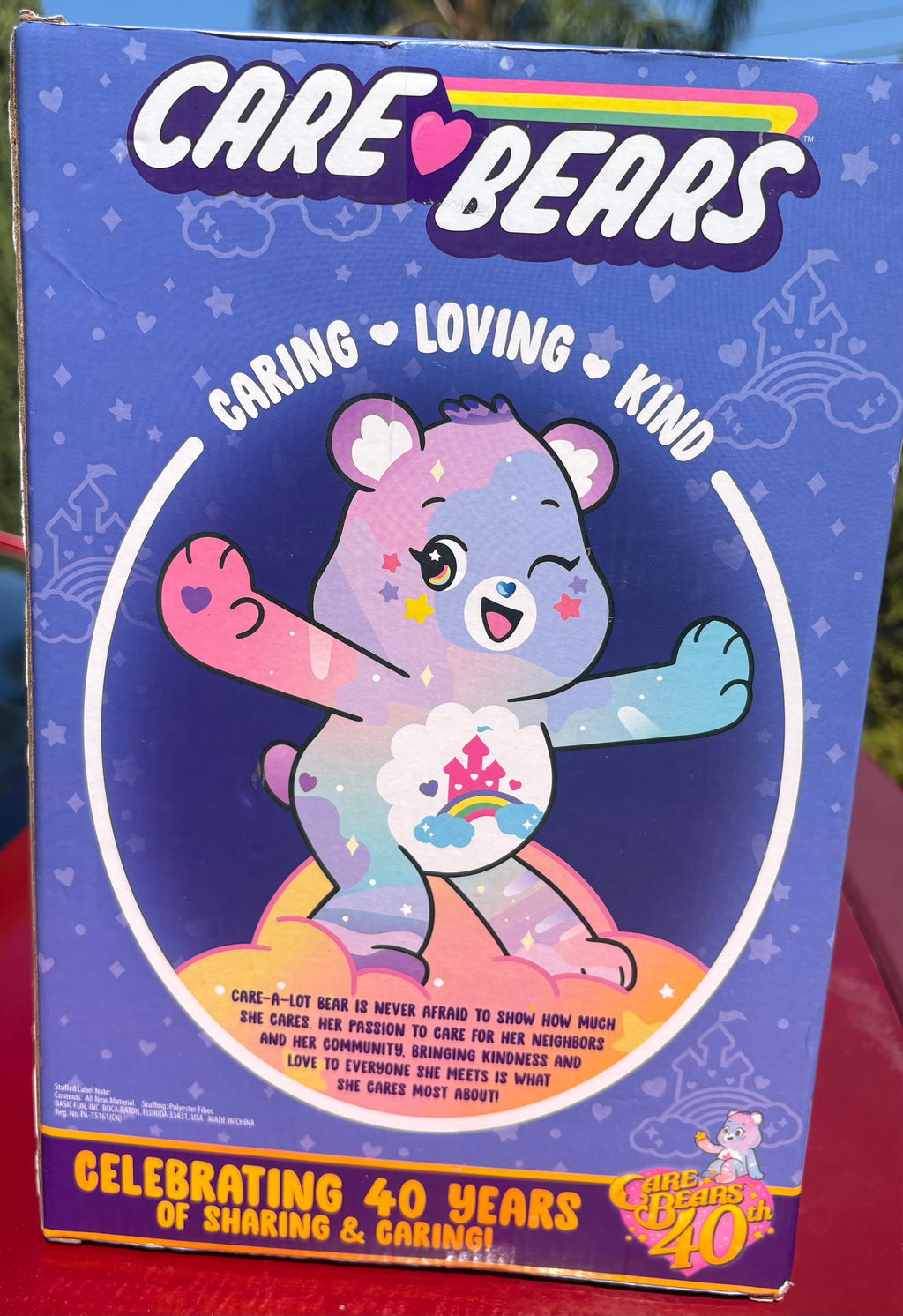 Care Bears 40th Anniversary Care-a-Lot Bear – Special Collector’s Edition with Original Box & COA