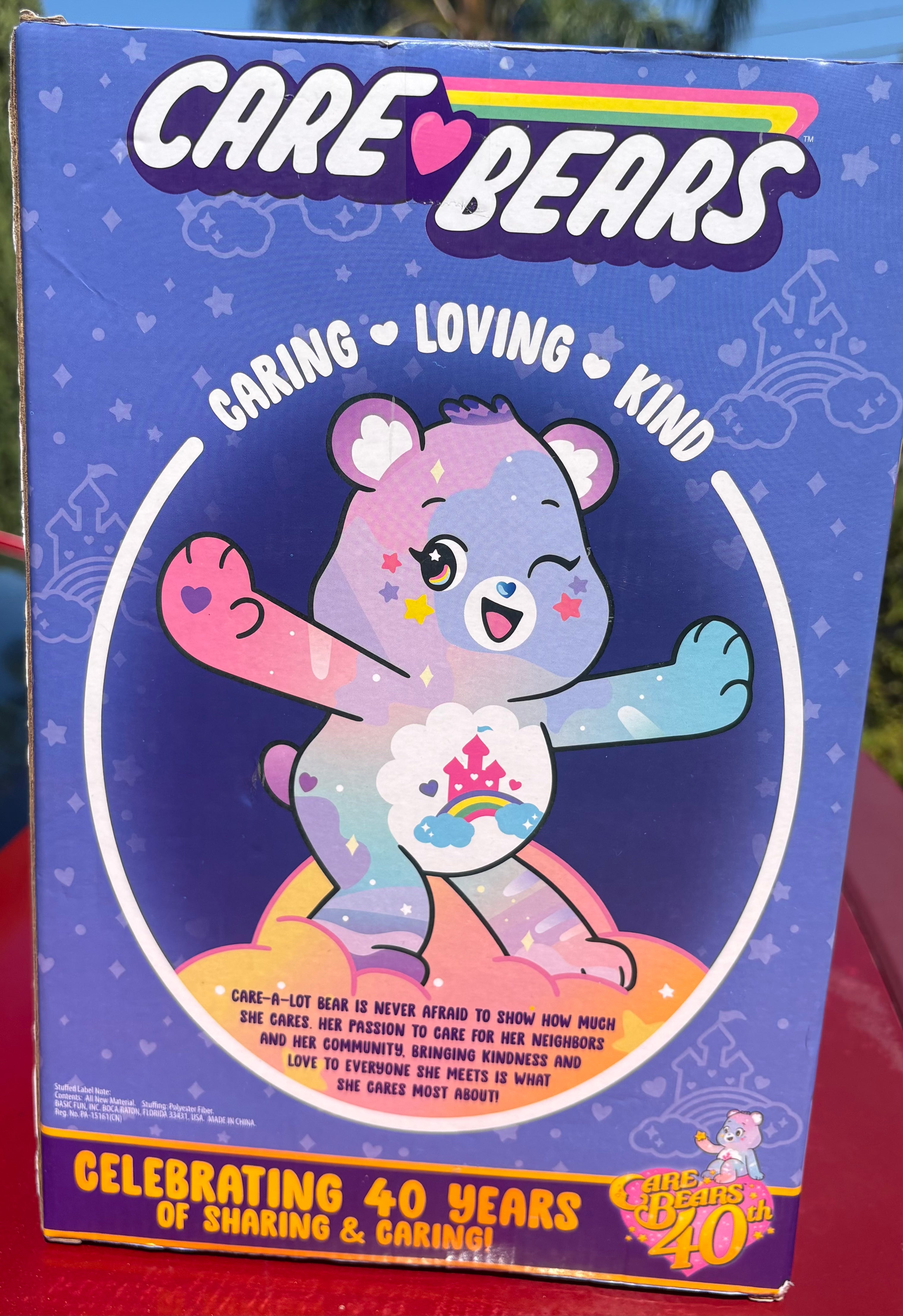 Care Bears 40th Anniversary Care-a-Lot Bear – Special Collector’s Edition with Original Box & COA