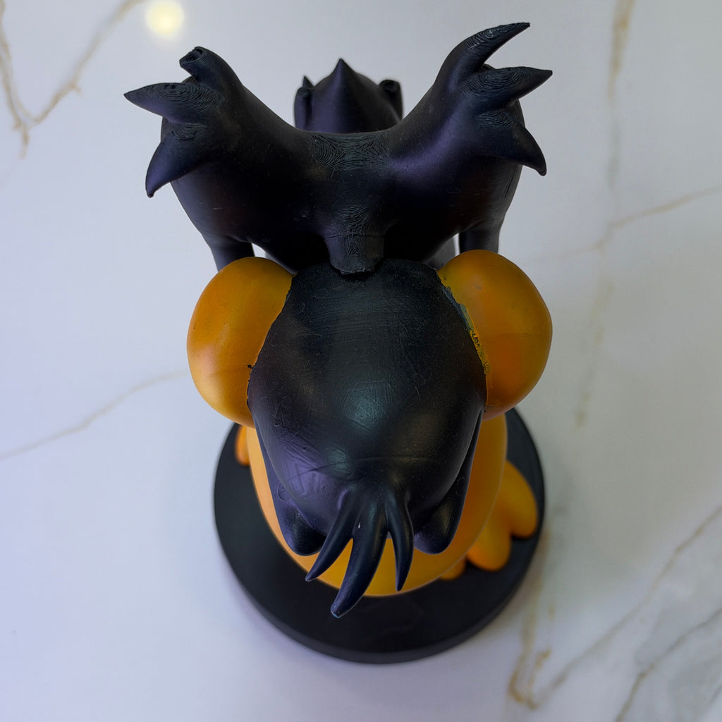 Daffy Duck 14” Hand-Painted 3D-Printed Resin Statue | Looney Tunes Fan Art | Warner Bros. Inspired Cartoon Decor