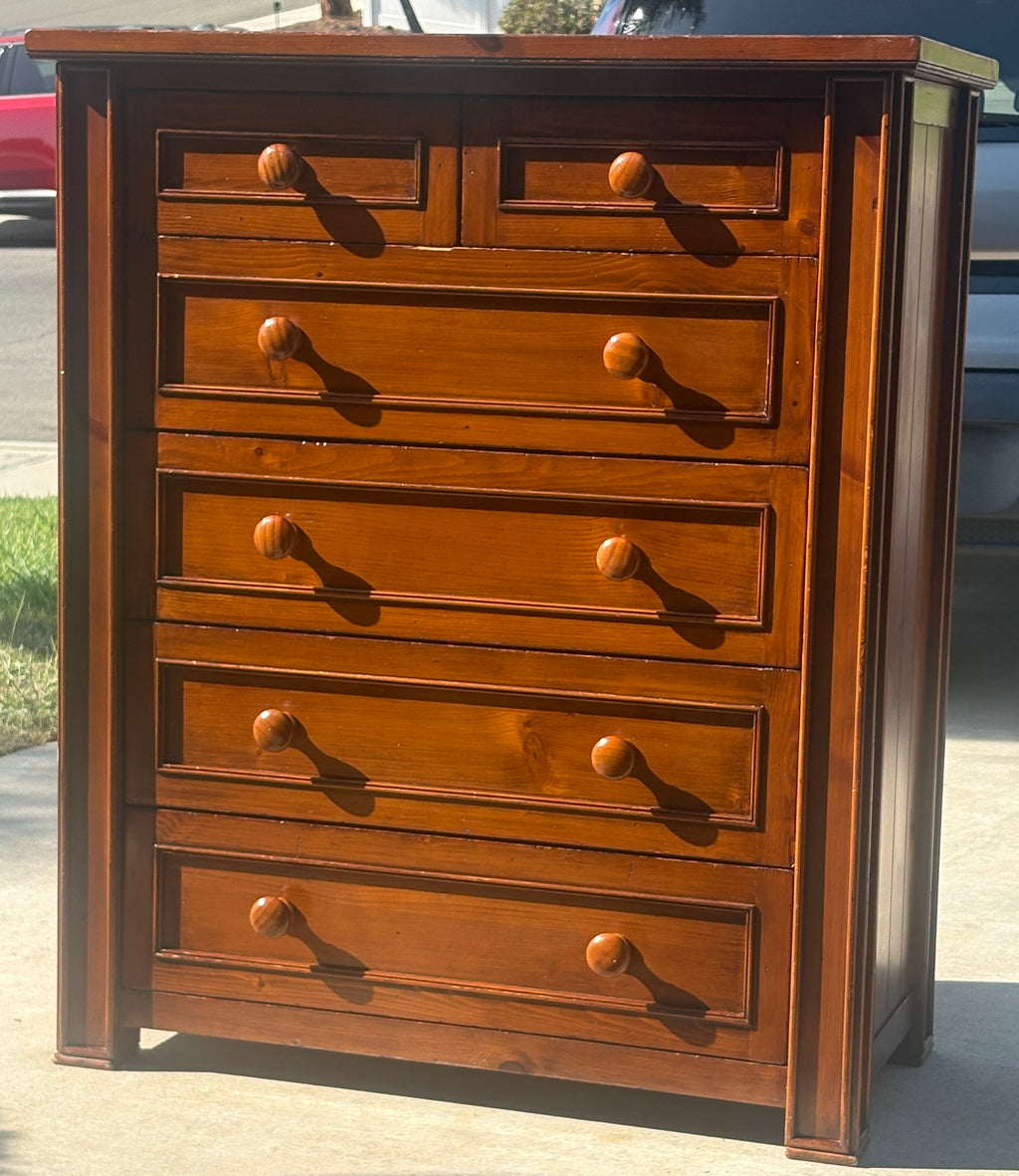 Pottery Barn Kids Thomas Dresser – Rustic Solid Wood Drawer Chest with Beadboard Panels