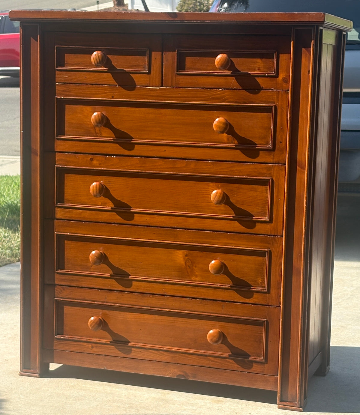 Pottery Barn Kids Thomas Dresser – Rustic Solid Wood Drawer Chest with Beadboard Panels