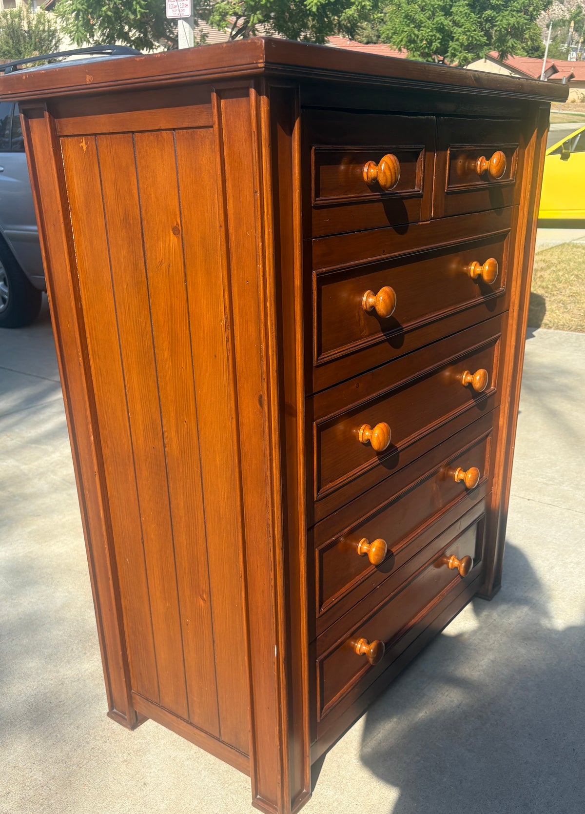 Pottery Barn Kids Thomas Dresser – Rustic Solid Wood Drawer Chest with Beadboard Panels