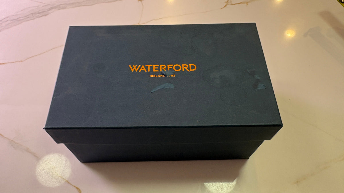 New Waterford Short Stories Olann Double Old Fashioned Crystal Tumblers | Set of 2 in Signature Box
