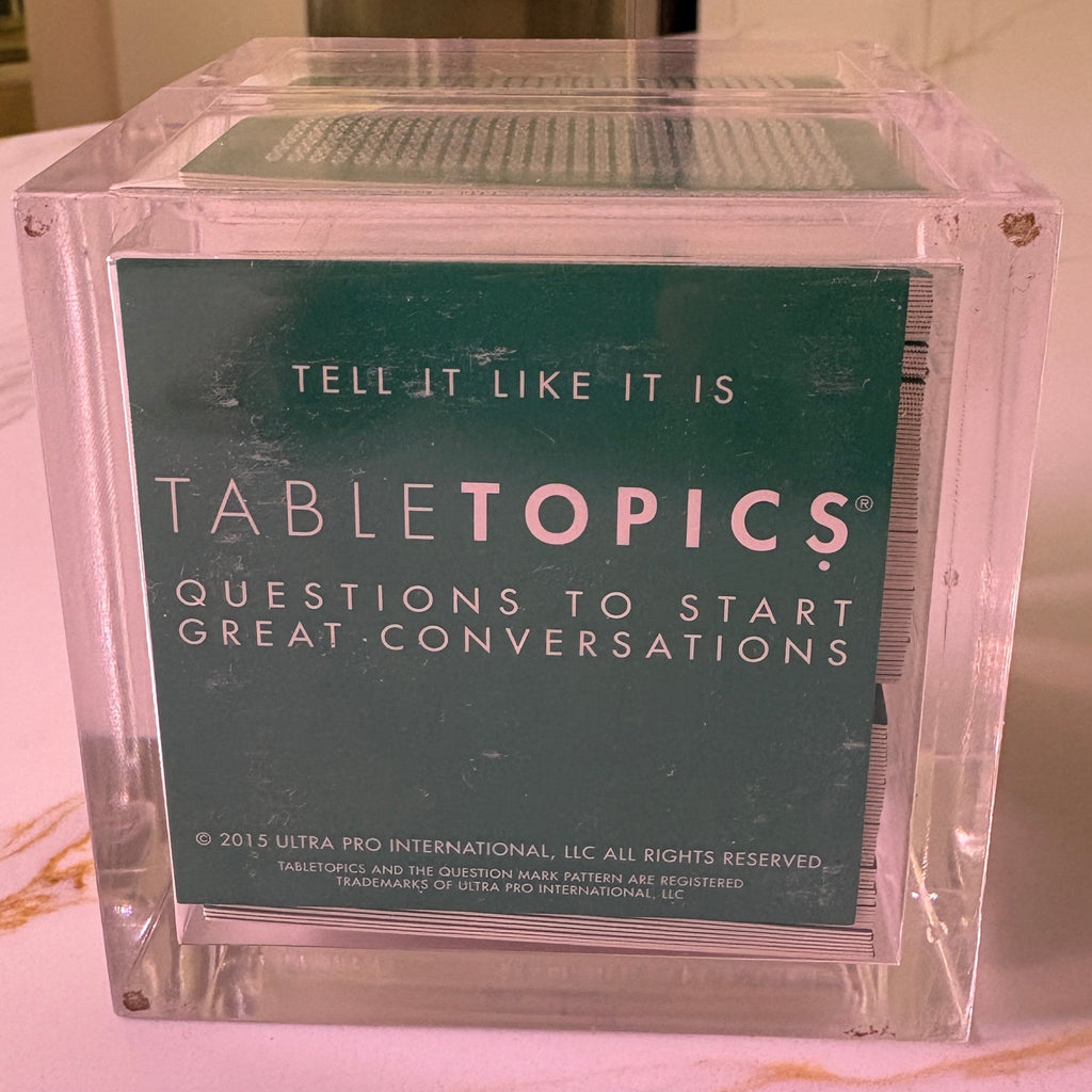 TableTopics "Tell It Like It Is" Conversation Starter Card Game - 135 Questions
