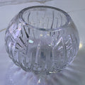 Ceskci Bohemian like Lead Crystal Hand Cut Bowl Vase Centerpiece Candleholder 3”H x 3.5"W - mini decorative - Hand-Cut Crystal produced by Kristal Samobor Votive
