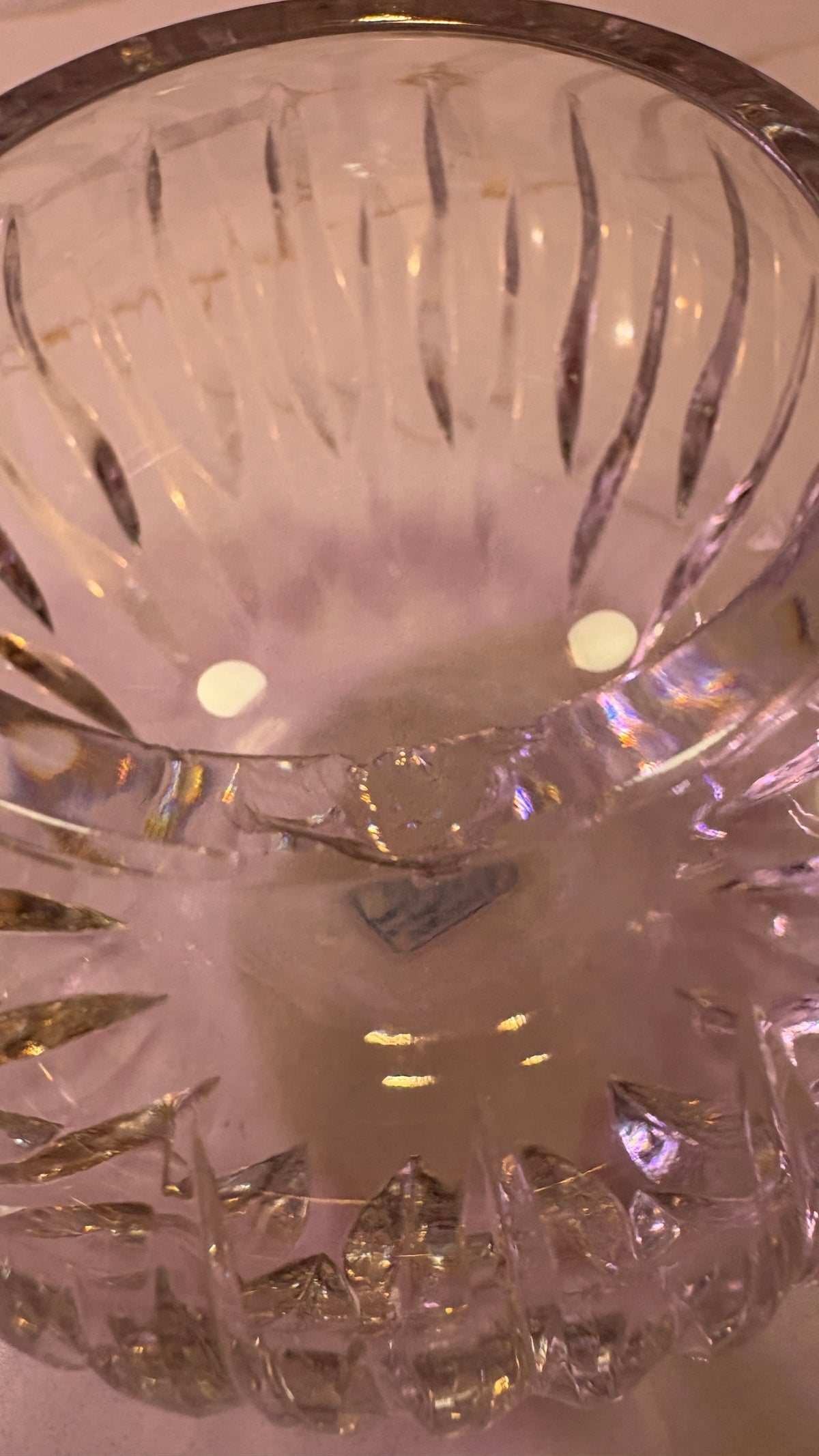 Ceskci Bohemian like Lead Crystal Hand Cut Bowl Vase Centerpiece Candleholder 3”H x 3.5"W - mini decorative - Hand-Cut Crystal produced by Kristal Samobor Votive