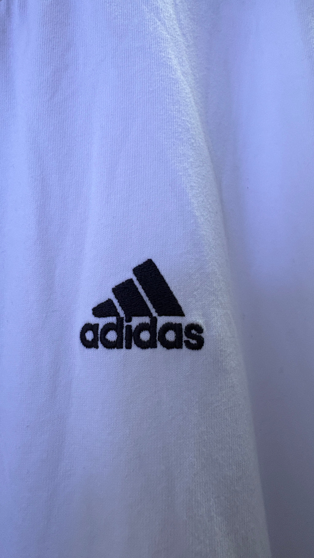 New Adidas Men’s Essentials 3-Stripes Single Jersey or Ladies Boyfriend Tee Dress - unisex - White/Black Plus Size 4X