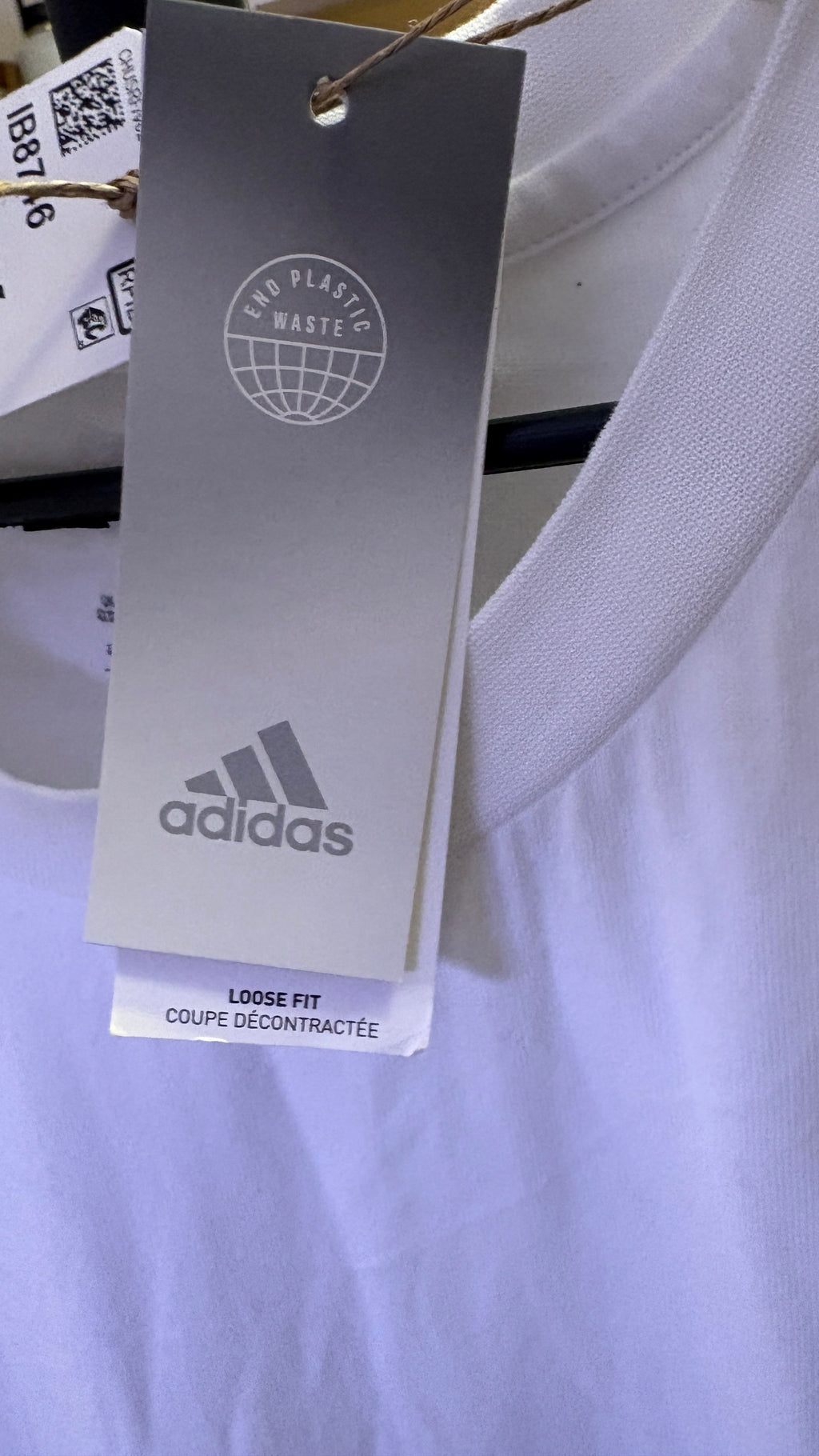 New Adidas Men’s Essentials 3-Stripes Single Jersey or Ladies Boyfriend Tee Dress - unisex - White/Black Plus Size 4X
