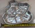 Wilton Bert and Ernie Aluminum Character Cake Pan - Sesame Street Baking Mold #502-7423