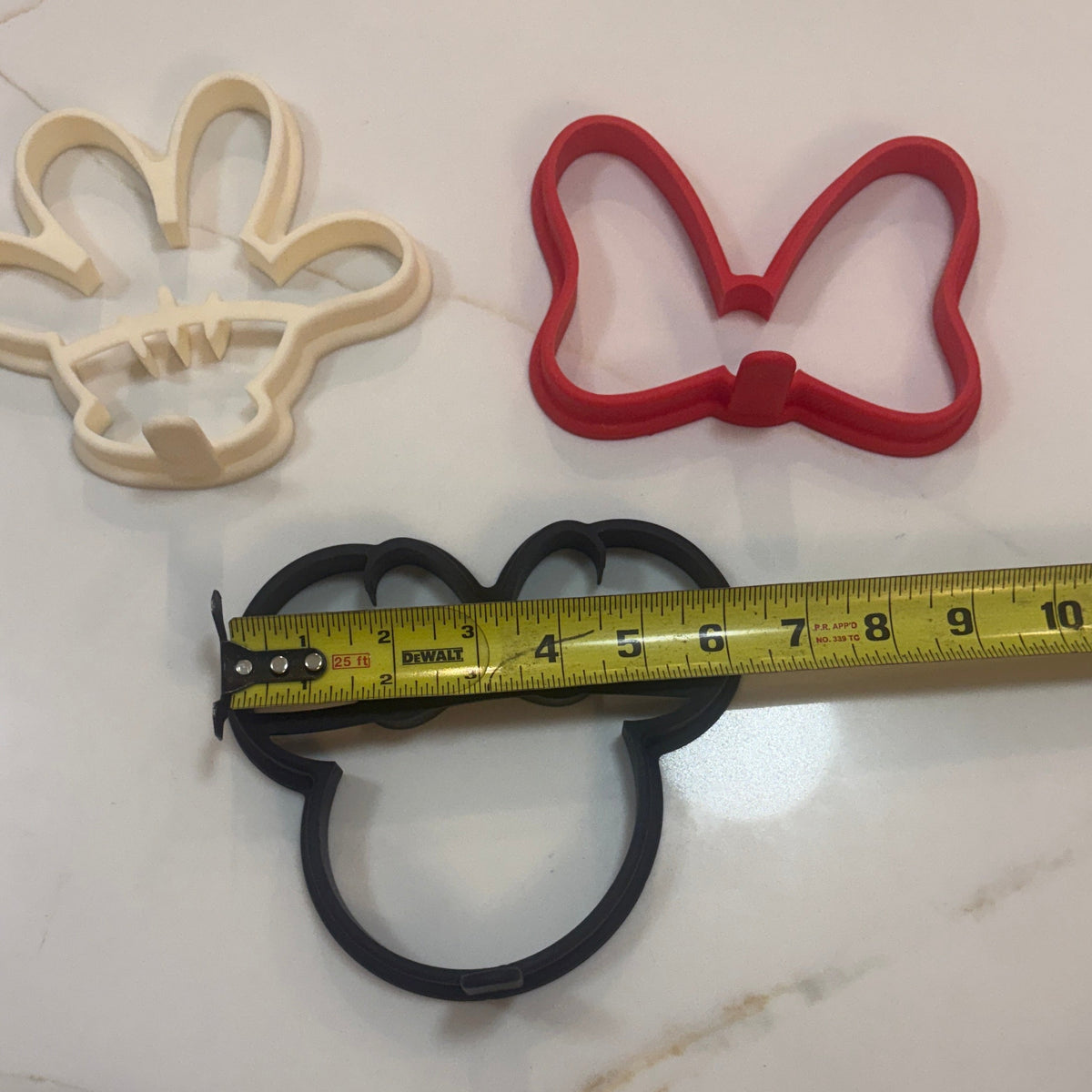 Official Disney Mickey Mouse Silicone Egg Rings & Pancake Molds - Set of 3 Character Shapers
