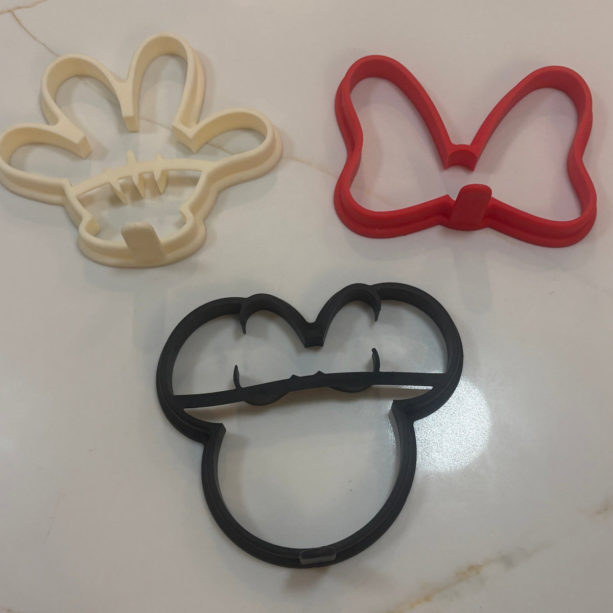 Official Disney Mickey Mouse Silicone Egg Rings & Pancake Molds - Set of 3 Character Shapers