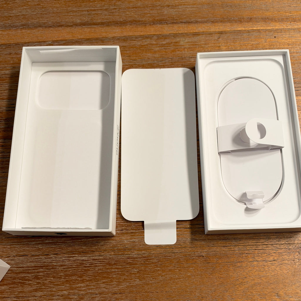 Official OEM Apple iPhone 18 Pro Max Retail Packaging Box Only - Black