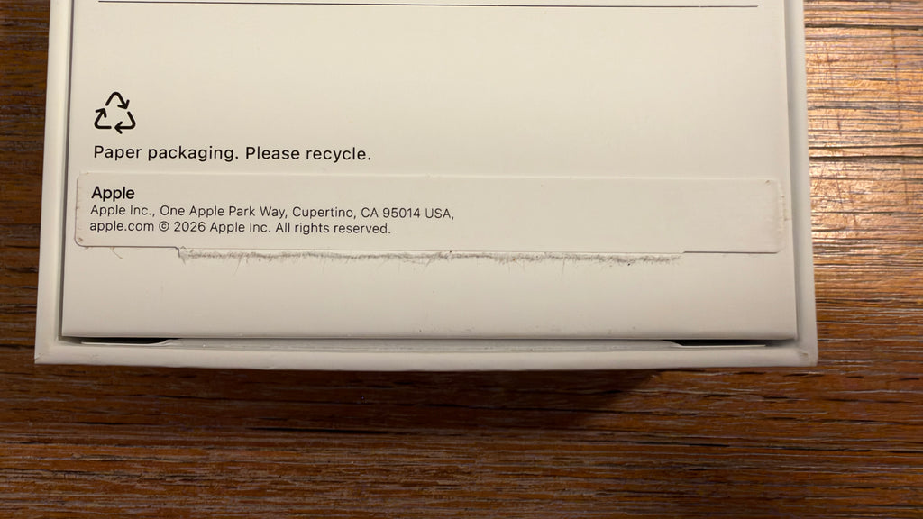 Official OEM Apple iPhone 18 Pro Max Retail Packaging Box Only - Black