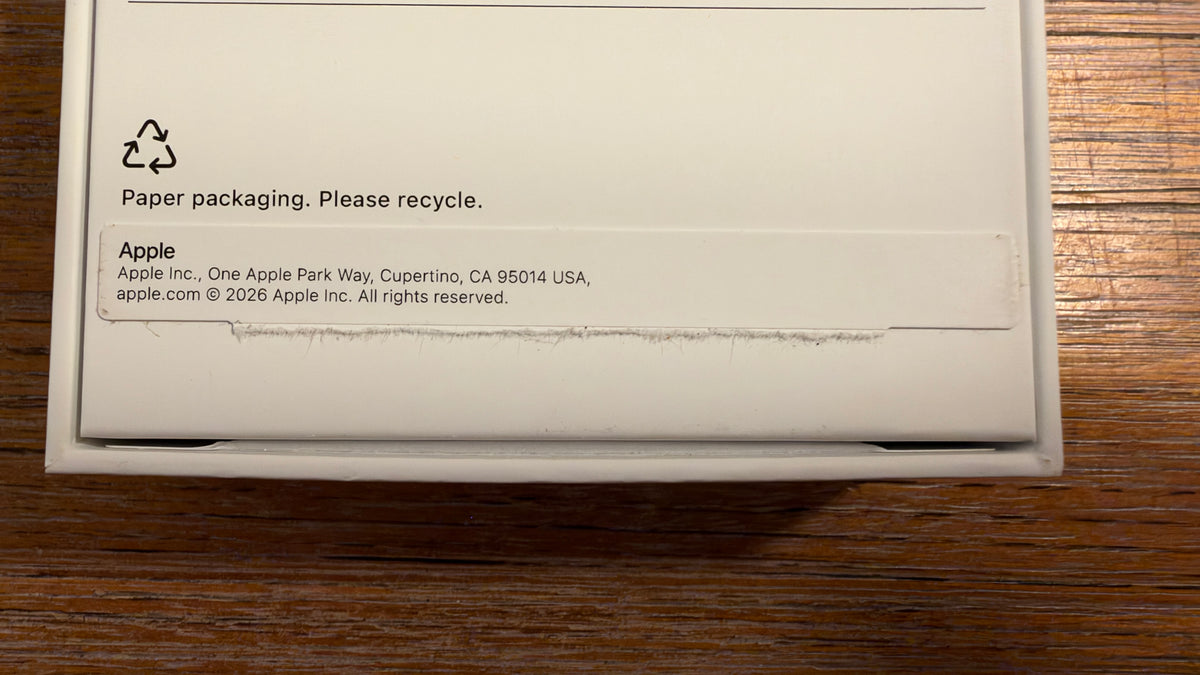 Official OEM Apple iPhone 18 Pro Max Retail Packaging Box Only - Black
