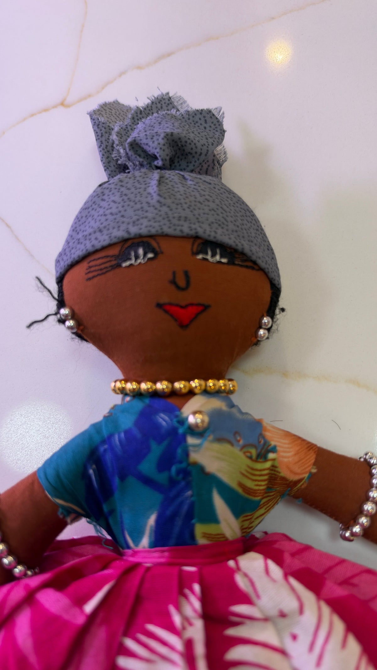Vintage JIJI DOLLS Reversible Caribbean Topsy Turvy Folk Art Doll – Tortola B.V.I. Souvenir