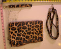 New Vera Bradley Leopard Print Faux Leather Crossbody Bag – Gold-Tone Hardware & Accordion Compartments