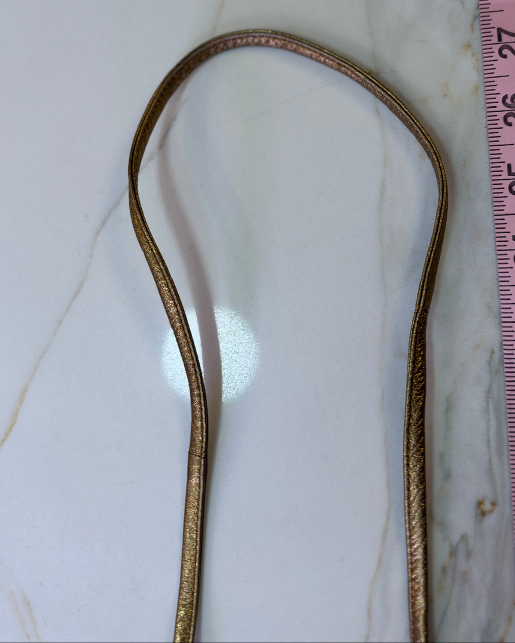 Vintage 1980’s RODO Italy Metallic Gold Ruched Leather Shell Crossbody Evening Bag | Beaded Shoulder Strap
