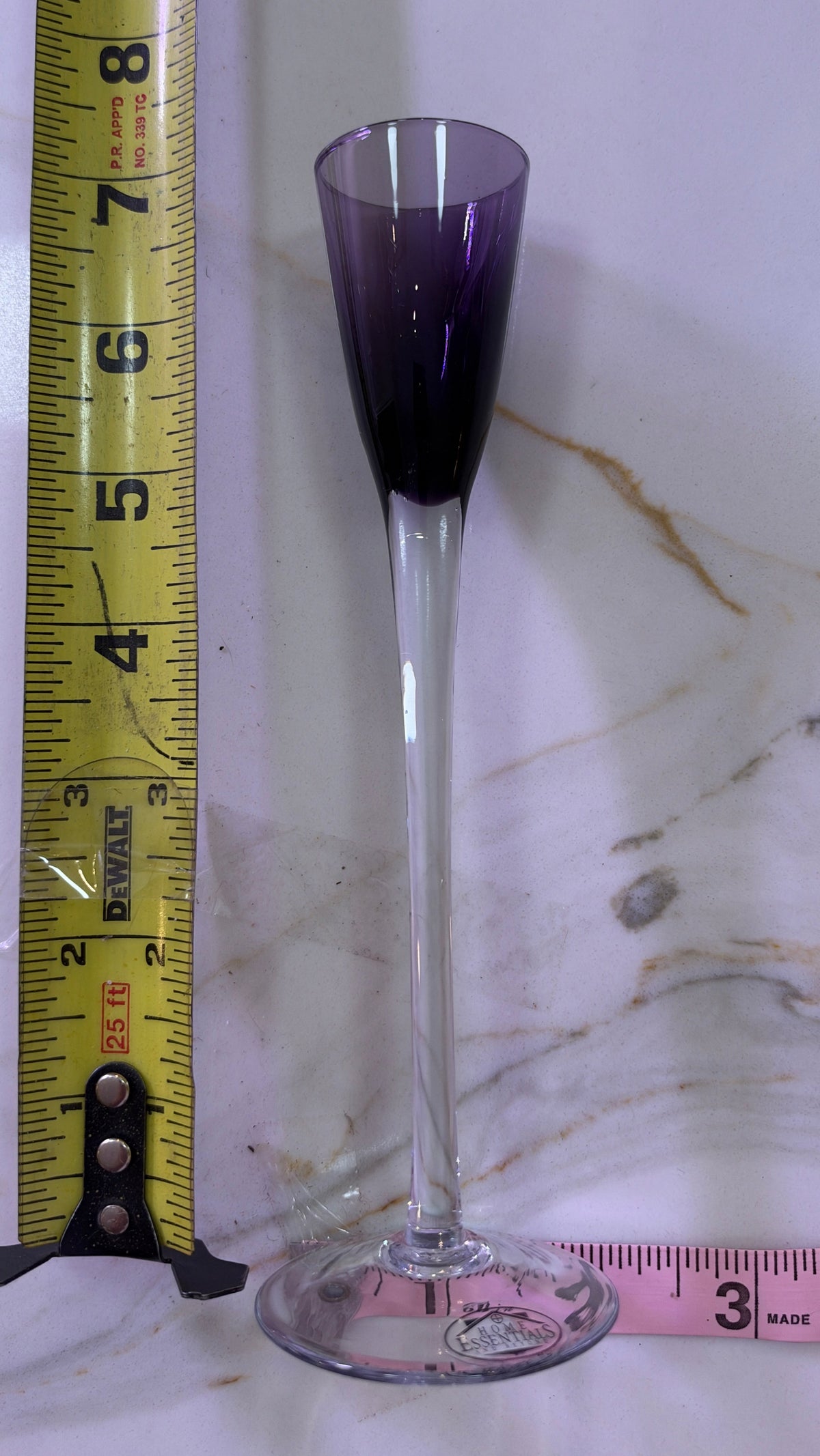 6-Piece Long Stem Cordial Set & Decanter 6pc Rainbow Color. Retro Murano Style Harlequin Multi-Color Cordial Liqueur Glass and decanter Set 1980s–1990s Postmodern Art Deco Revival glassware