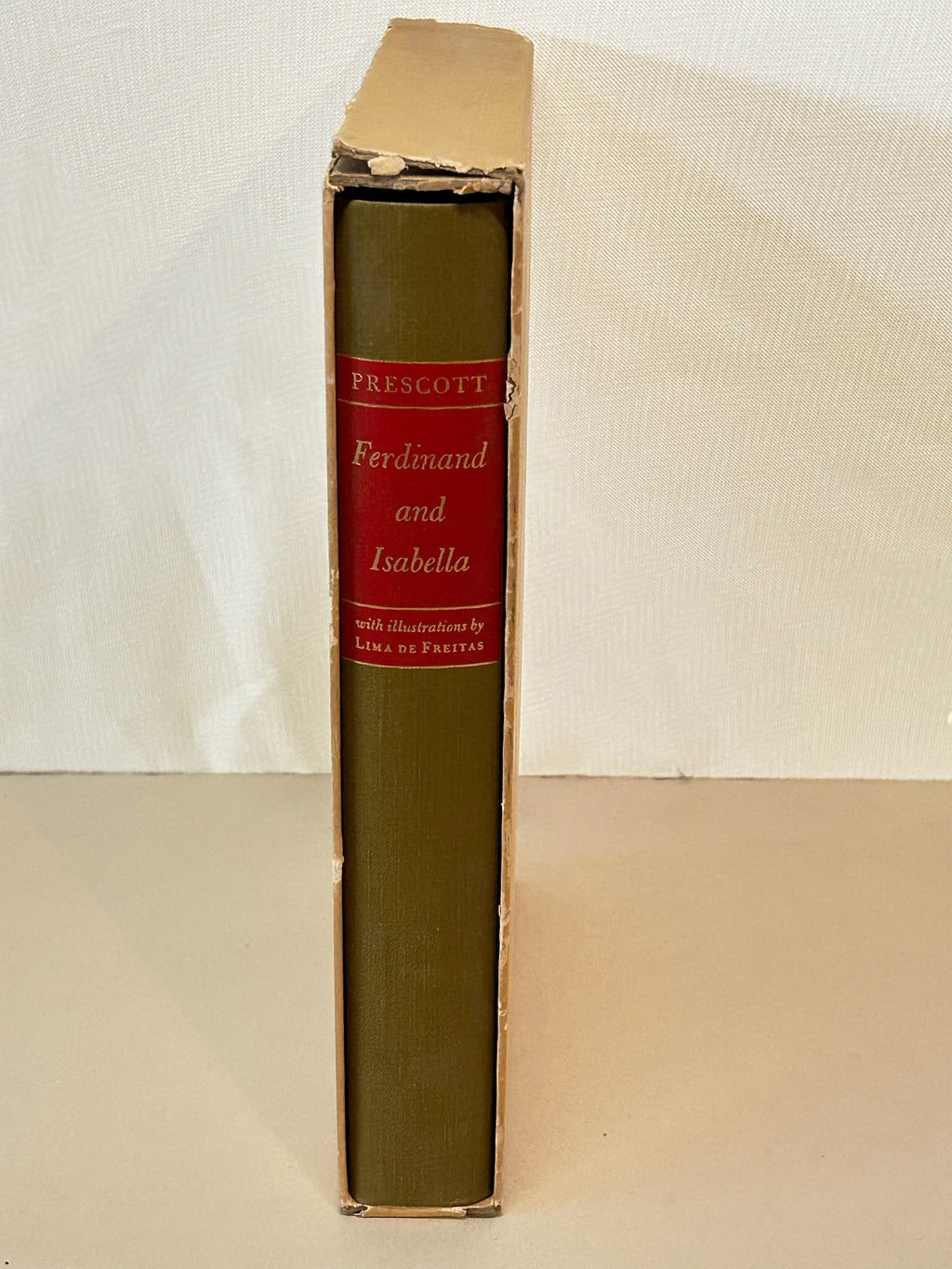 History of the Reign of Ferdinand and Isabella – William Hickling Prescott – Heritage Press Illustrated Hardcover with Slipcase