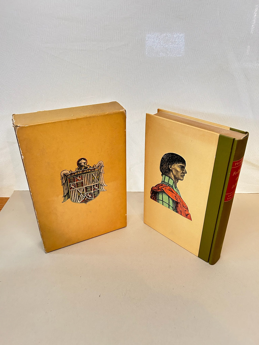 History of the Reign of Ferdinand and Isabella – William Hickling Prescott – Heritage Press Illustrated Hardcover with Slipcase