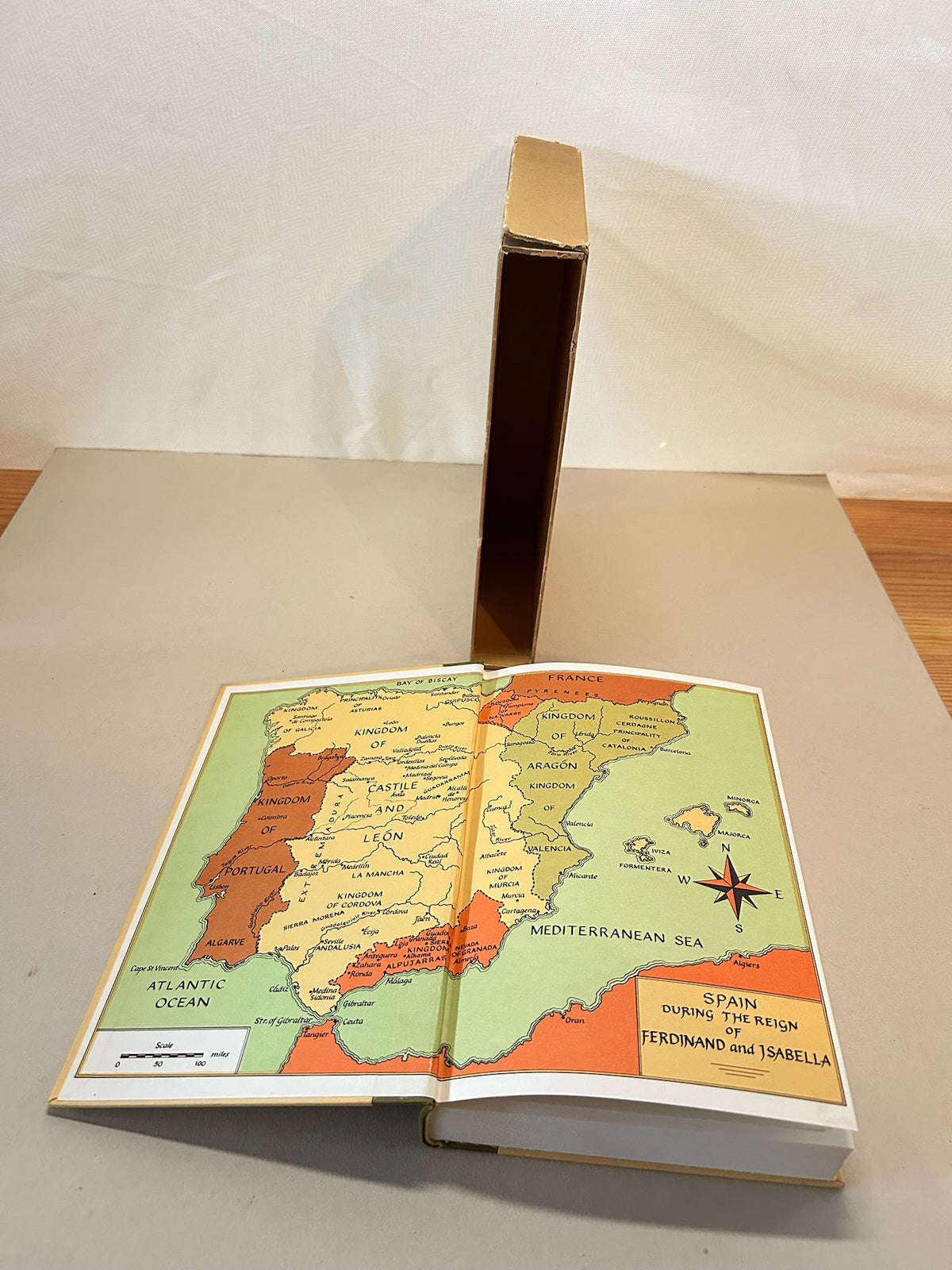History of the Reign of Ferdinand and Isabella – William Hickling Prescott – Heritage Press Illustrated Hardcover with Slipcase