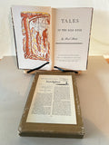 Bret Harte’s Tales of the Gold Rush – Illustrated by Fletcher Martin, Introduction by Oscar Lewis – 1944 Heritage Press Hardcover with Slipcase & Sandglass