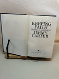 Keeping Faith: Memoirs of a President by Jimmy Carter — 1982 First Edition Hardcover
