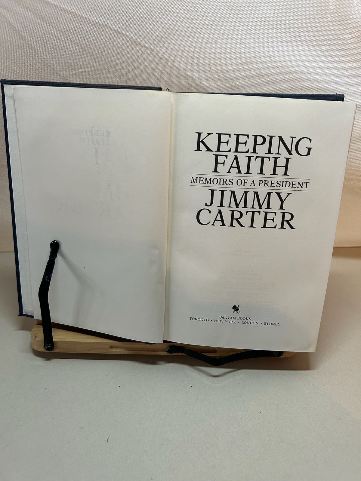 Keeping Faith: Memoirs of a President by Jimmy Carter — 1982 First Edition Hardcover