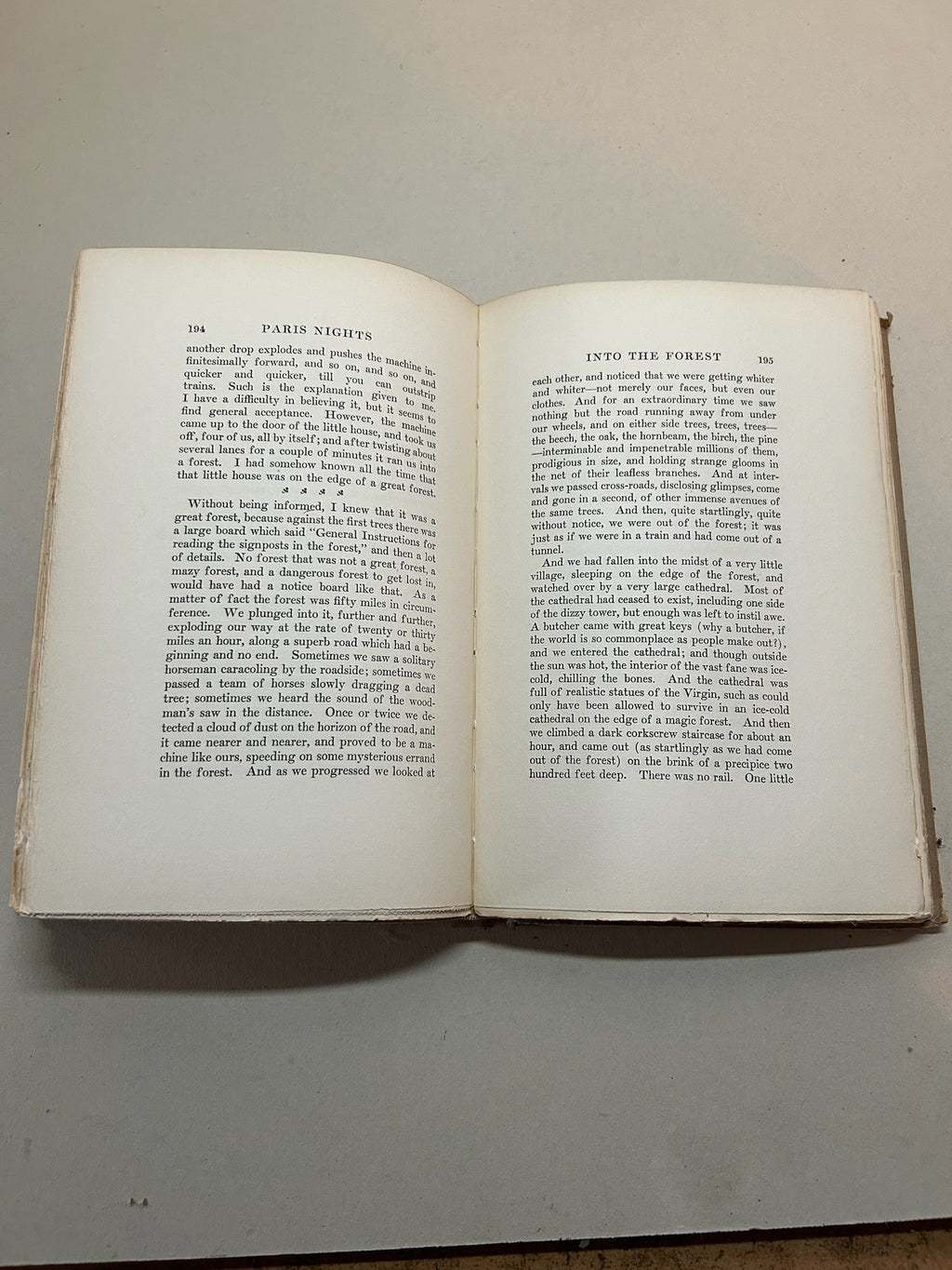 1913 First American Edition Paris Nights & Other Impressions | Arnold Bennett | Illustrated Hardcover Book