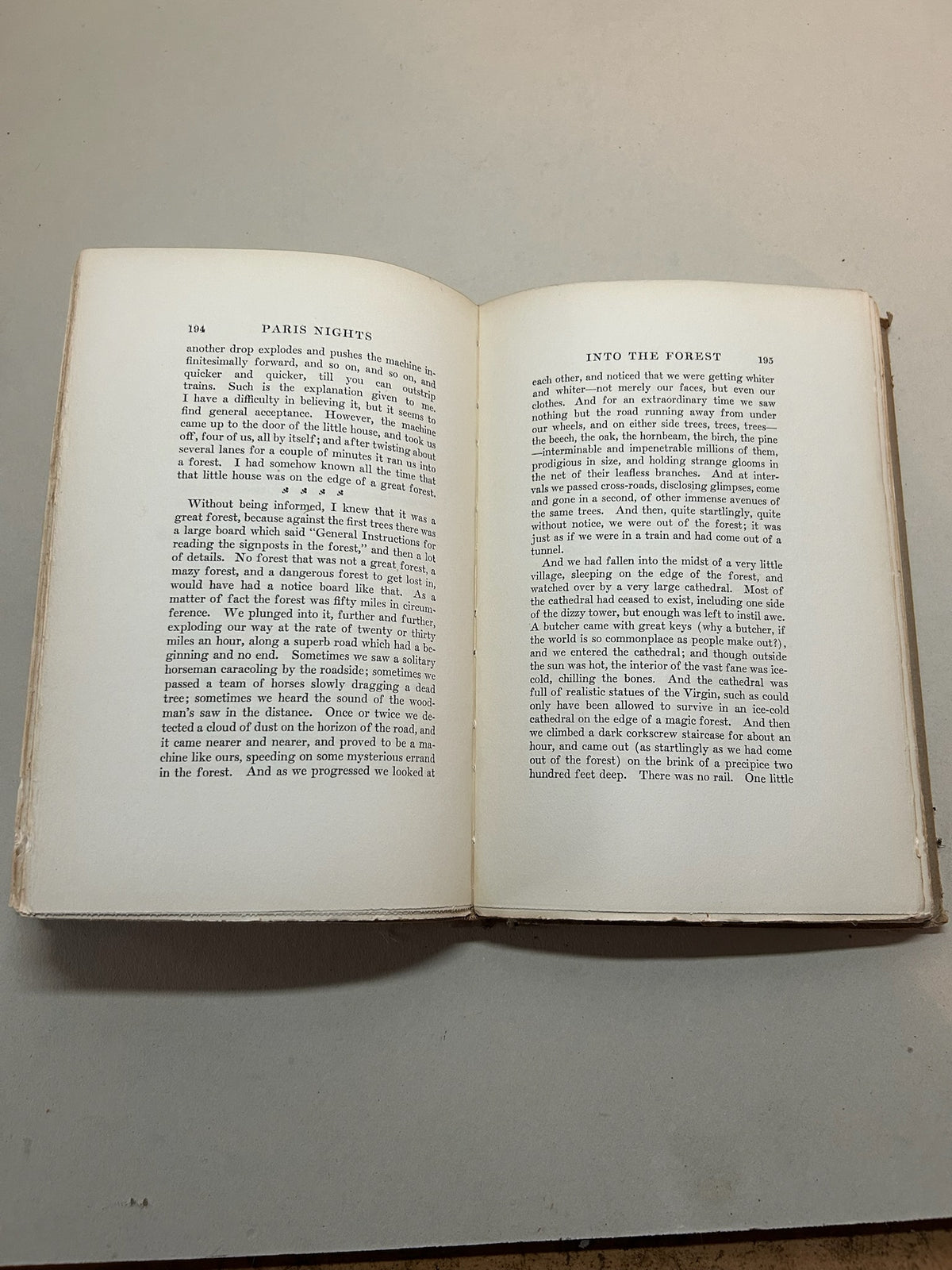 1913 First American Edition Paris Nights & Other Impressions | Arnold Bennett | Illustrated Hardcover Book