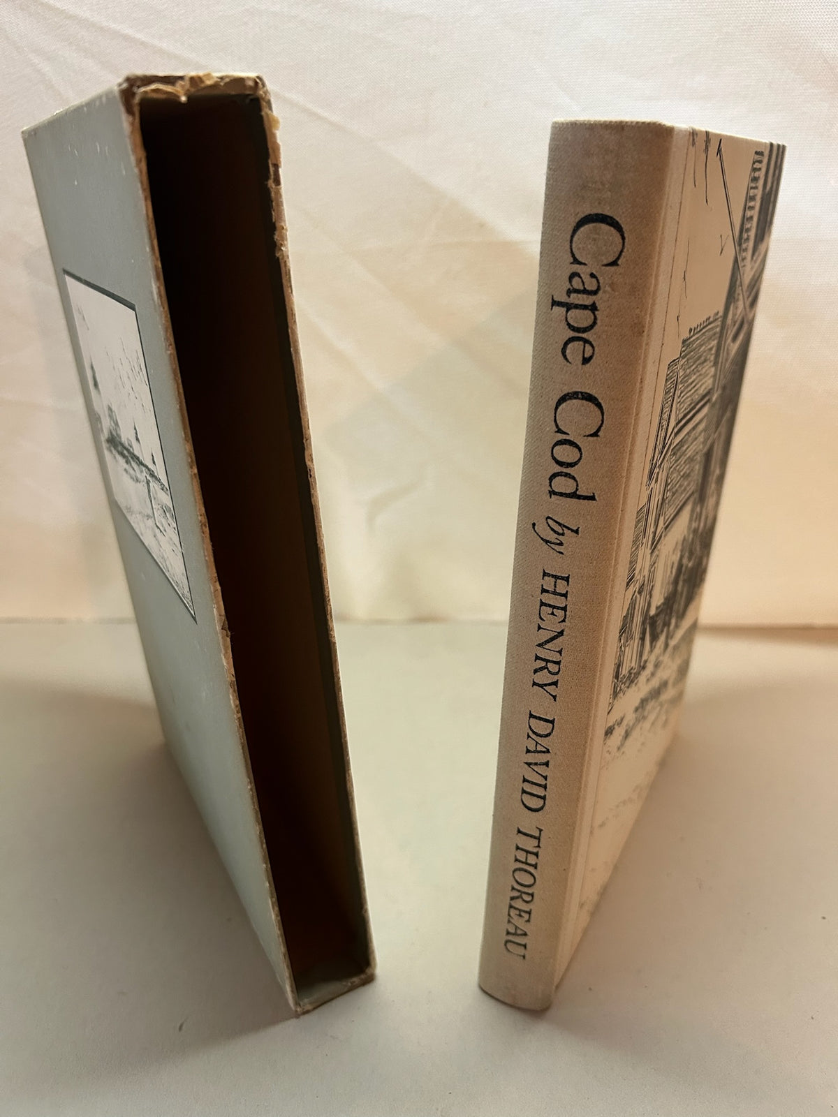 Vintage 1968 Cape Cod by Henry David Thoreau | Heritage Press Hardcover with Slipcase & Sandglass