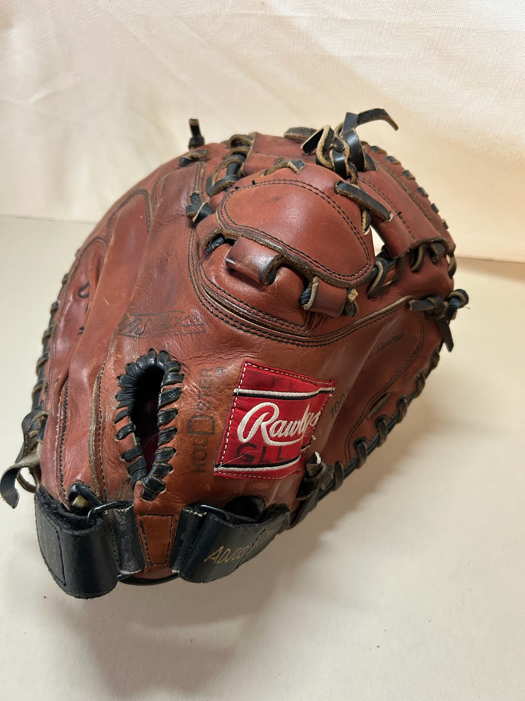 Vintage Rawlings RPT-LT Fastback Catcher’s Mitt | Dual Wing Lite Toe | 34" | Right Hand Throw