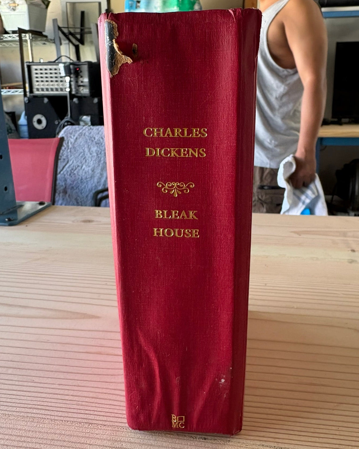 Vintage Bleak House by Charles Dickens | 1998 Book-of-the-Month Club Hardcover | Red Cloth Binding