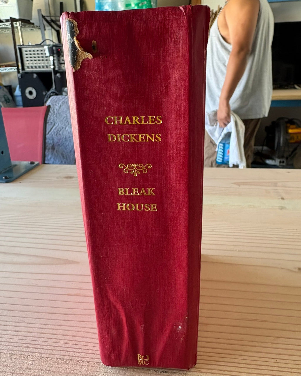 Vintage Bleak House by Charles Dickens | 1998 Book-of-the-Month Club Hardcover | Red Cloth Binding