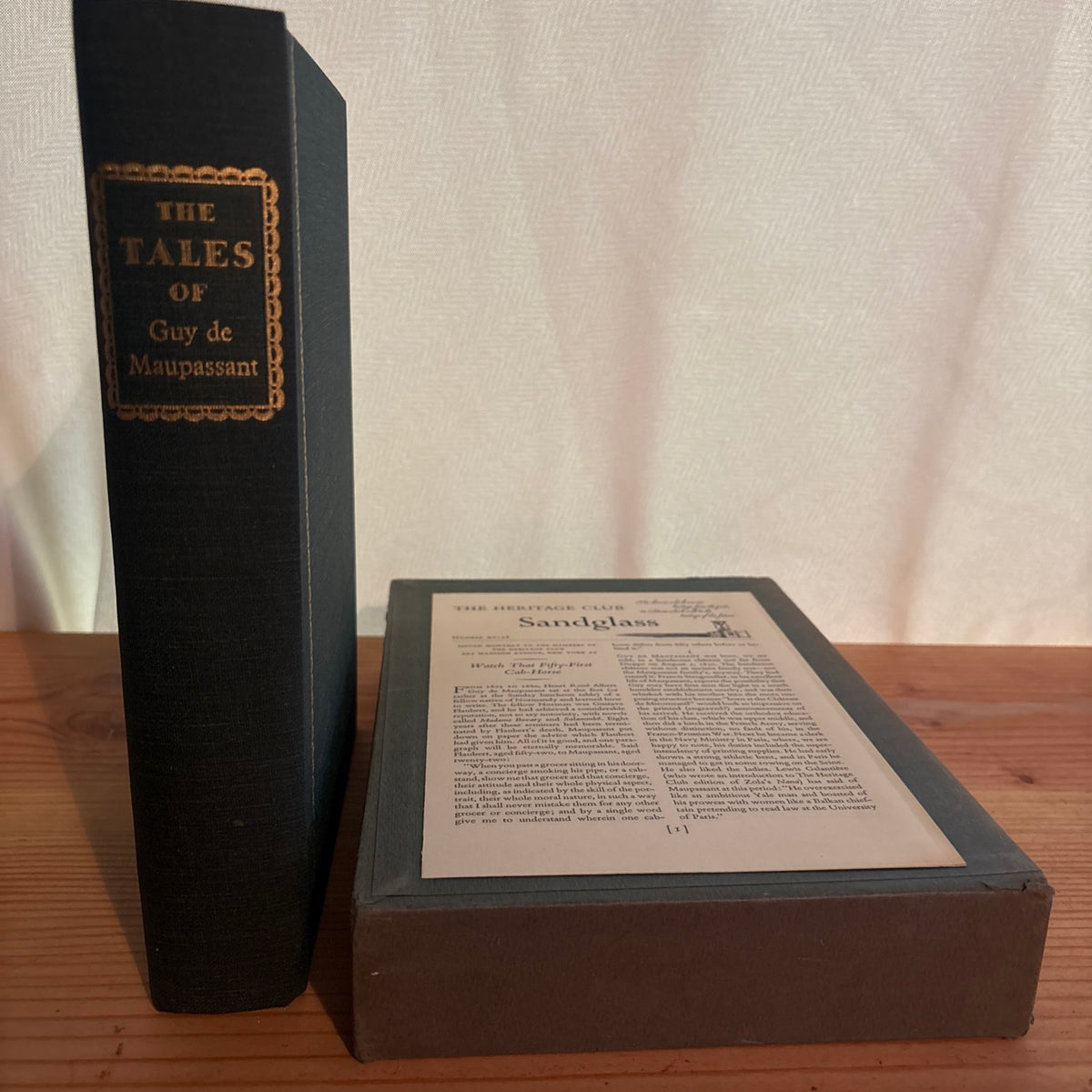 The Tales of Guy de Maupassant | 1964 Heritage Press | Illustrated by Gunter Böhmer | Sandglass & Slipcase