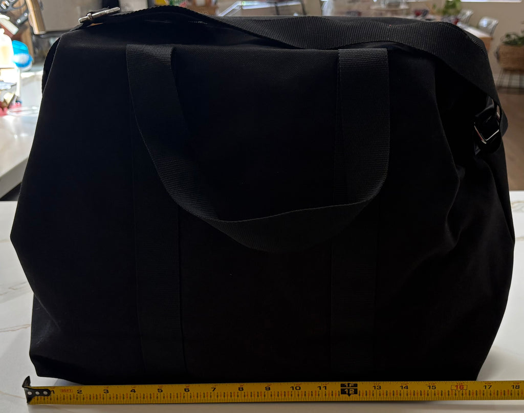 New Giorgio Armani Code Recycled Duffle / Weekender Bag – Black Travel & Gym Bag
