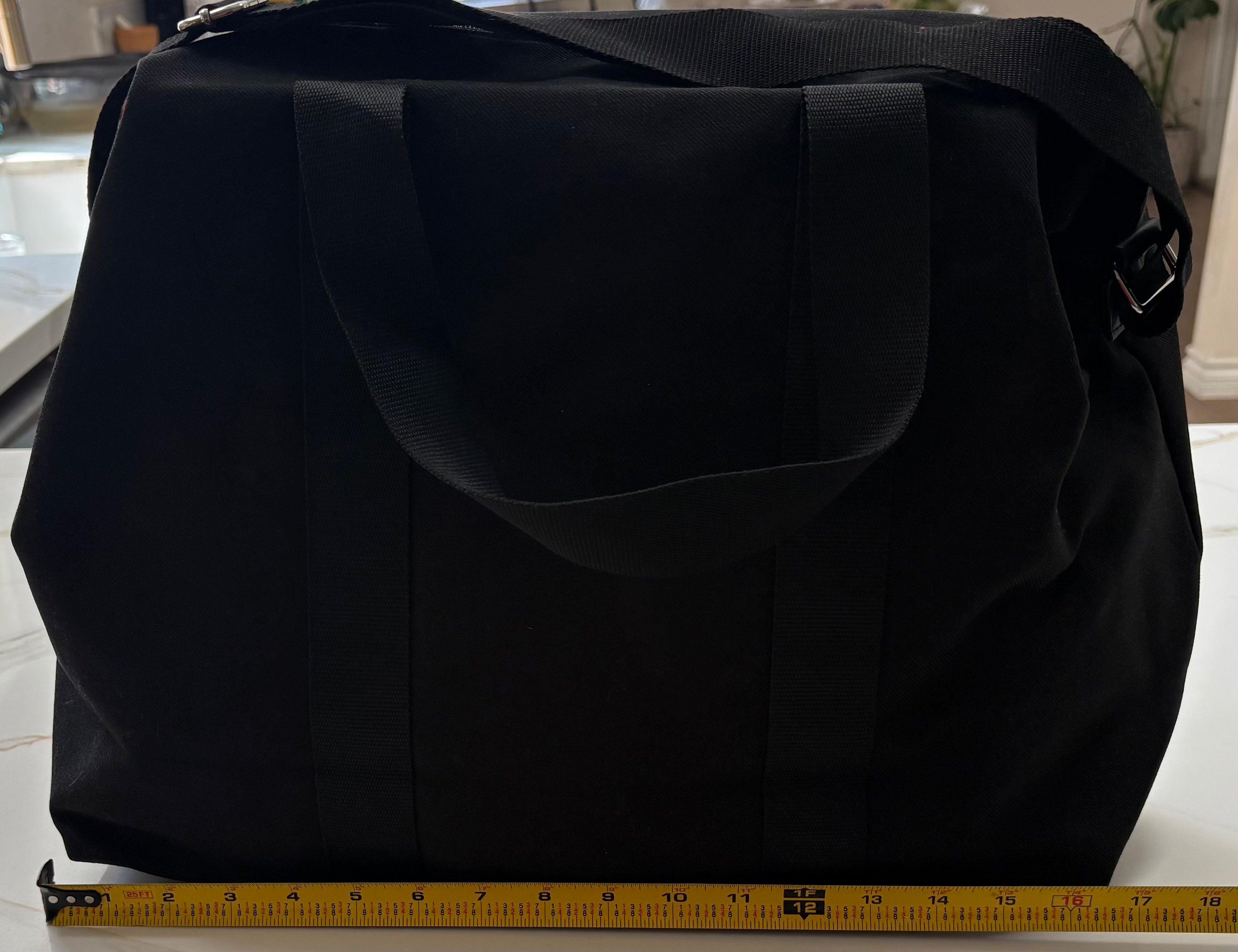 New Giorgio Armani Code Recycled Duffle / Weekender Bag – Black Travel & Gym Bag